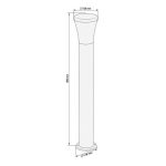 Vrtna lampa 80 cm NEO 99-081 - Slika 2
