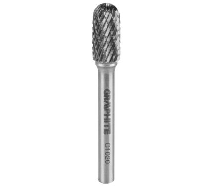 Zaobljeno glodalo za metal C10 x 20 mm - C12 x 25 mm GRAPHITE 55H360-55H361 - C10 x 20 mm