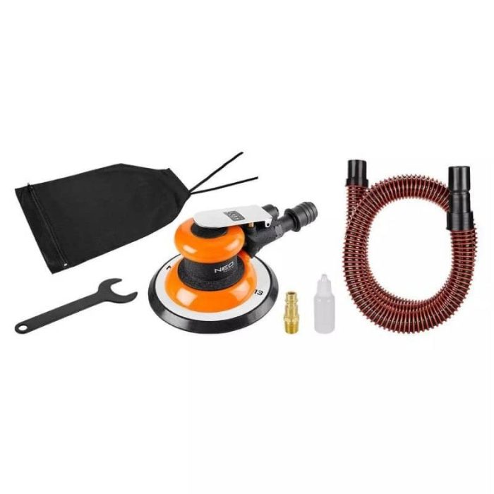Zračna ekscentrična brusilica u setu 150 mm NEO 14-013 Zračna ekscentrična brusilica u setu 150 mm NEO 14-013