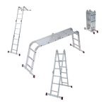 Krause zglobne ljestve s platformom 4x3 gazišta CORDA