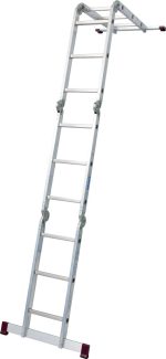 Krause zglobne ljestve s platformom 4x3 gazišta CORDA - Slika 3