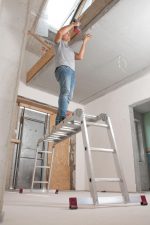 Krause zglobne ljestve s platformom 4x3 gazišta CORDA - Slika 6