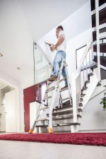 Krause teleskopske zglobne ljestve TeleMatic 4x5 gazišta MONTO - Slika 5
