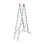 Krause višenamjenske trodijelne ljestve Tribilo 10-14 gazišta MONTO - Slika 3