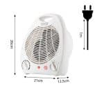 Ventilatorska grijalica 2000 W NEO 90-116 - Slika 3