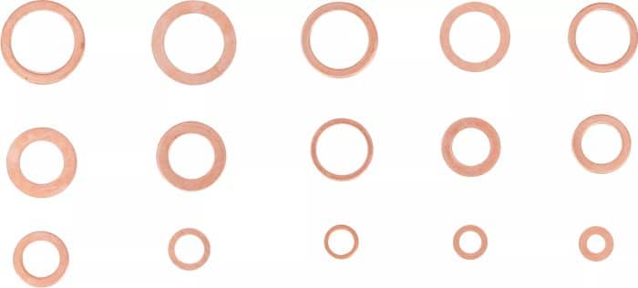 Asortiman brtvenih prstena | bakar | 150-dijelni - Slika 2