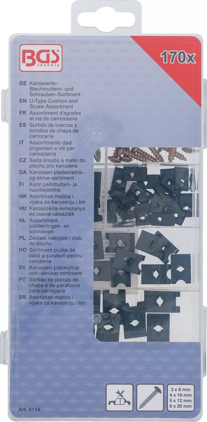 Asortiman matica i vijaka za karoseriju i lim | 170-dijelni - Slika 3