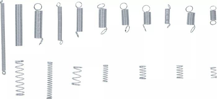 Asortiman opruga | vlačne i tlačne opruge | 200-dijelni - Slika 2