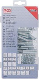 Asortiman opruga | vlačne i tlačne opruge | 200-dijelni - Slika 3