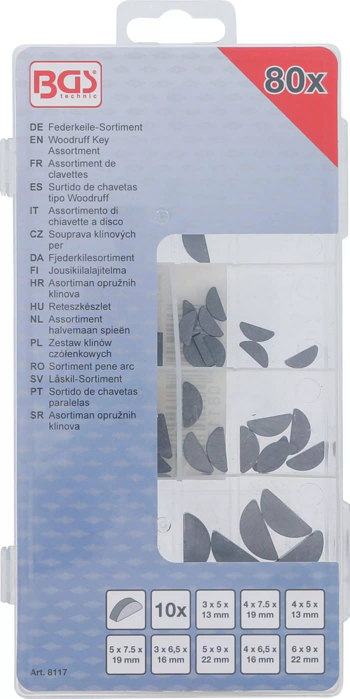 Asortiman opružnih klinova | 80-dijelni - Slika 3