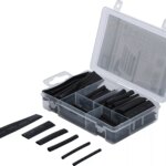 Asortiman termoskupljajućih crijeva | crni | 90 kom.