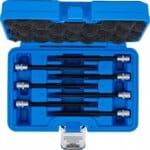 Asortiman umetaka bitova | 6,3 mm (1/4") | T-profil (za Torx) s kuglastom glavom T10 - T40 | 7-dijelni - Slika 4