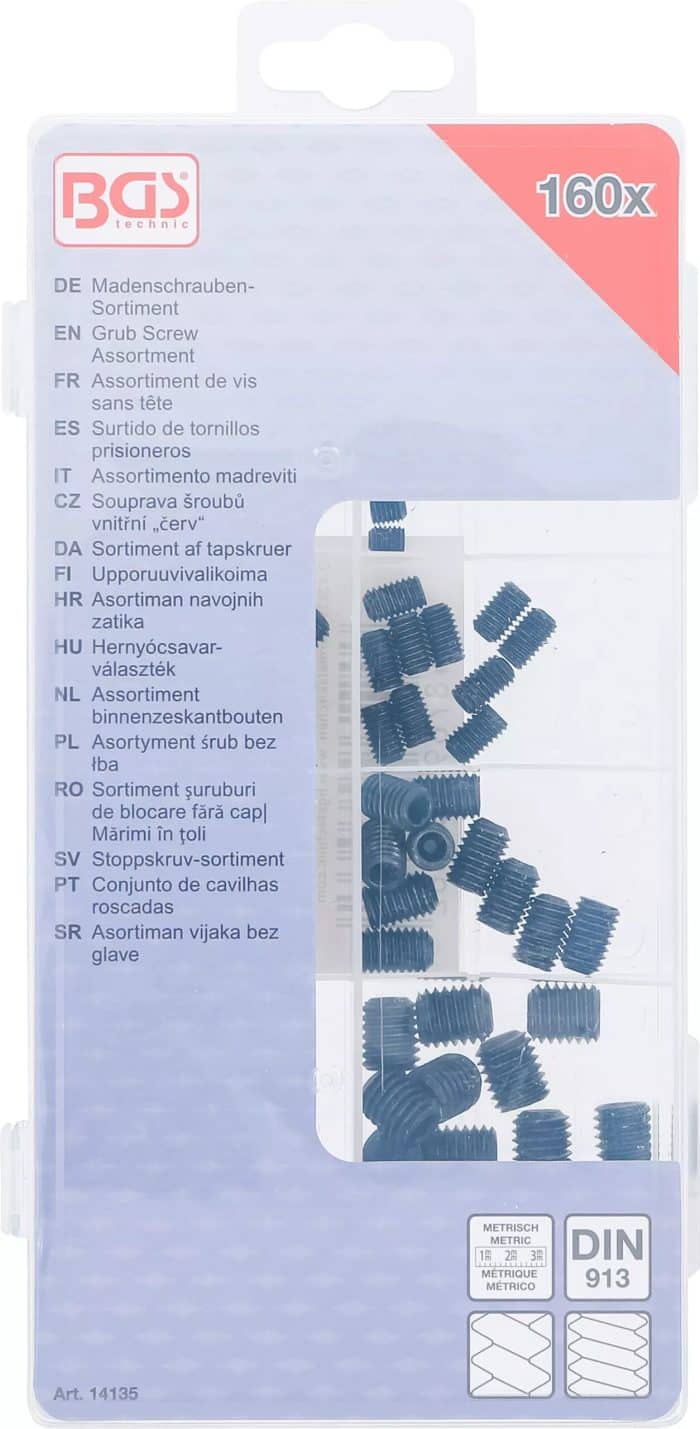 Asortiman vijaka bez glave | 160-dijelni - Slika 3