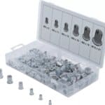 Asortiman zakovica s maticom | aluminij | 150-dijelni