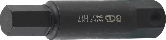 Bit | dužina 100 mm | vanjski šesterokutni pogon 22 mm | unutarnji šesterokut 17 mm Bit | dužina 100 mm | vanjski šesterokutni pogon 22 mm | unutarnji šesterokut 17 mm