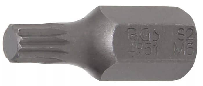 Bit | dužina 30 mm | vanjski šesterokutni pogon 10 mm (3/8") | unutarnje ozubljenje (za XZN) M6 Bit | dužina 30 mm | vanjski šesterokutni pogon 10 mm (3/8") | unutarnje ozubljenje (za XZN) M6