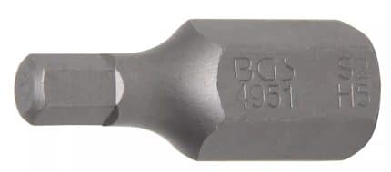 Bit | dužina 30 mm | vanjski šesterokutni pogon 10 mm (3/8") | unutarnji šesterokut 5 mm
