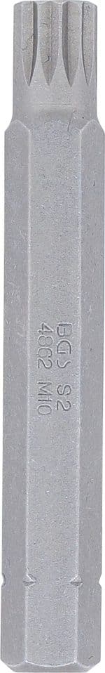 Bit | dužina 75 mm | vanjski šesterokutni pogon 10 mm (3/8") | unutarnje ozubljenje (XZN) M10 - Slika 2