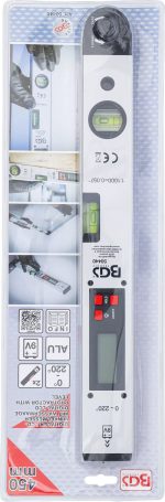 Digitalni kutomjer s libelom | 450 mm - Slika 9