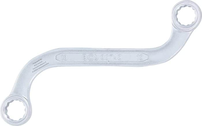 Dvostruki okasti ključ S-oblika, dvanaesterokutni | 12 x 13 mm - Slika 3