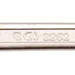 Dvostruki okasti ključ s prstenastom glavom E-profila | E10 x E12