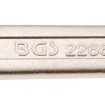 Dvostruki okasti ključ s prstenastom glavom E-profila | E16 x E22