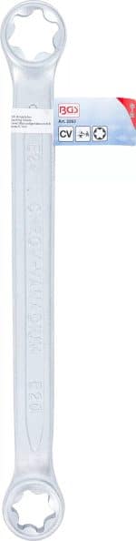 Dvostruki okasti ključ s prstenastom glavom E-profila | E20 x E24 - Slika 4