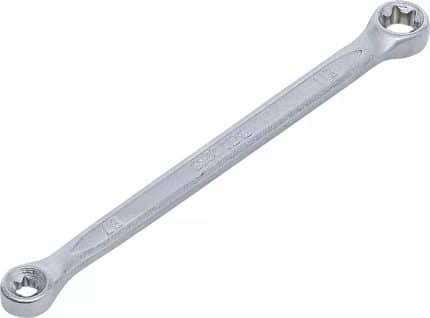 Dvostruki okasti ključ s prstenastom glavom E-profila | E7 x E11