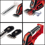 Einhell aku škare za travu i živicu GE-CG 18/100 Li T-Solo - Slika 2