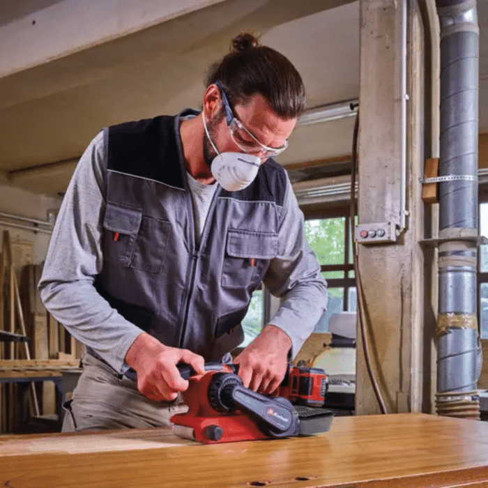 Einhell aku tračna brusilica PXC TP-BS 18/457 Li BL – Solo - Slika 5