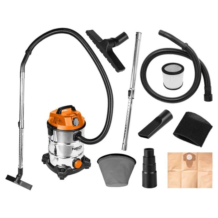 Industrijski mokro/suhi usisivač 1400 W 30 L NEO 04-738 - Slika 9