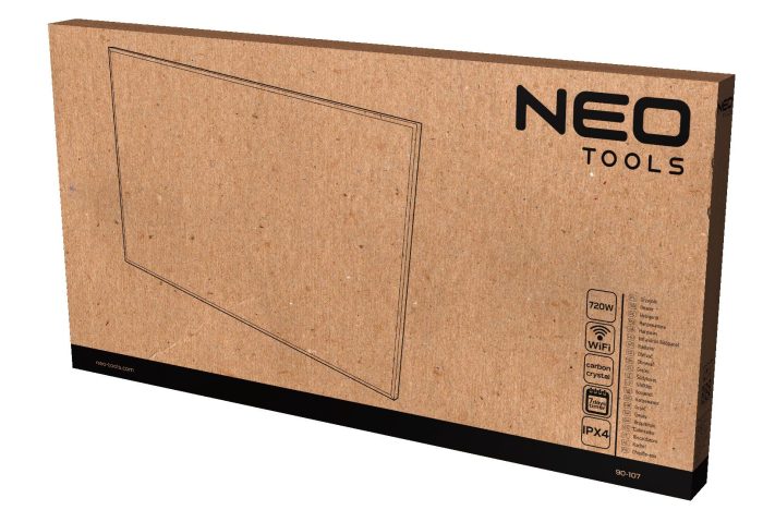 Infracrvena grijalica panel 720W WiFi NEO 90-107 - Slika 2