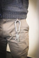 Karabinska kuka za svežanj ključeva | 100 x 10 mm - Slika 3