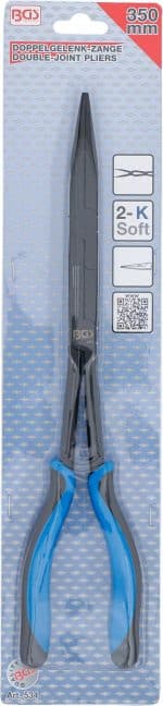 Kliješta s dvostrukim zglobom | ravni vrh | 350 mm - Slika 4