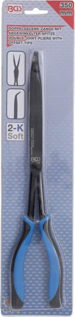 Kliješta s dvostrukim zglobom | savinuti vrh | 350 mm - Slika 4