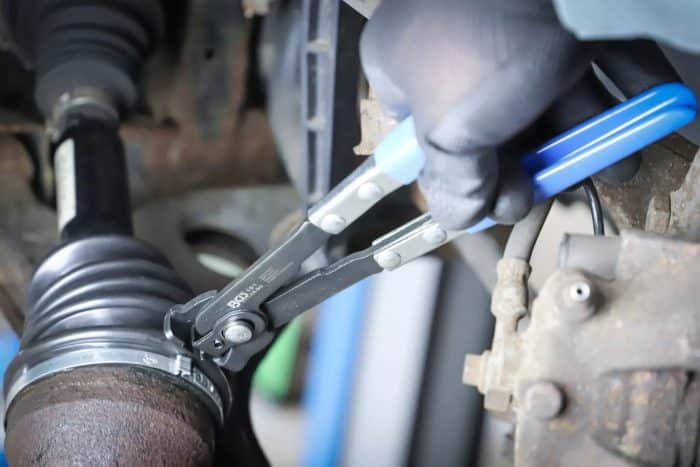 Kliješta za spojnice manžeta osovine | 235 mm - Slika 5