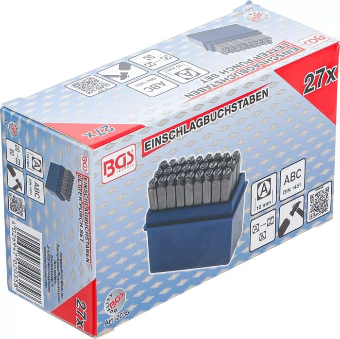 Komplet za utiskivanje slova | 10 mm - Slika 5