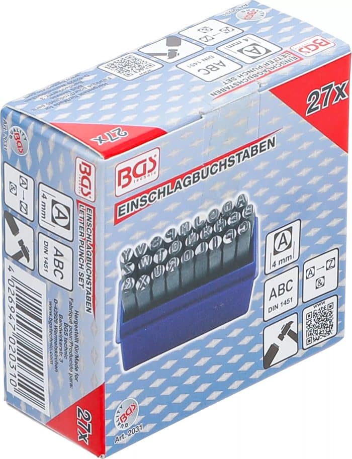 Komplet za utiskivanje slova | 4 mm - Slika 5