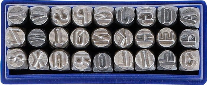 Komplet za utiskivanje slova | 5 mm - Slika 2