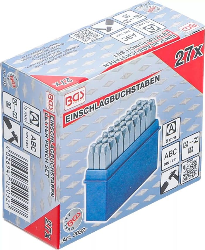 Komplet za utiskivanje slova | 5 mm - Slika 5