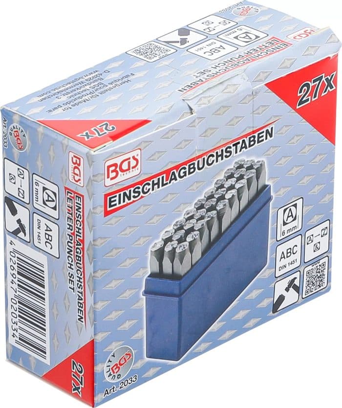 Komplet za utiskivanje slova | 6 mm - Slika 5