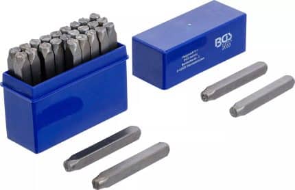 Komplet za utiskivanje slova | 6 mm