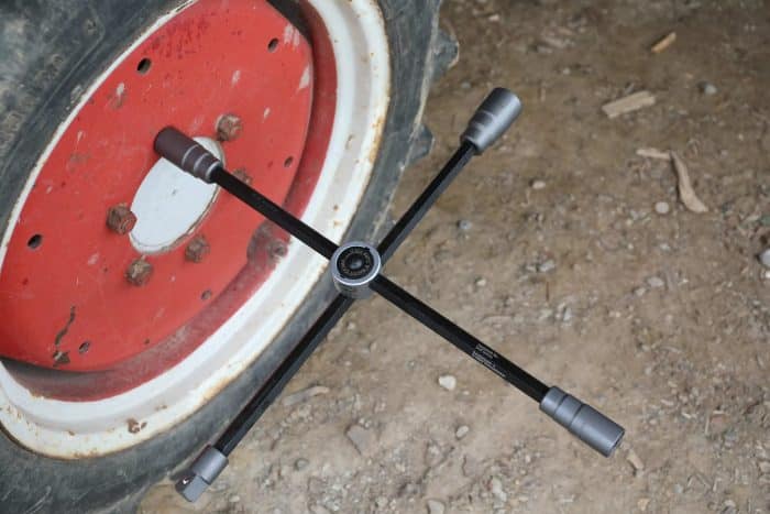 Križasti ključ za kamione | preklopivi | četverokutni | 24 x 27 x 32 x 20 mm (3/4") - Slika 2