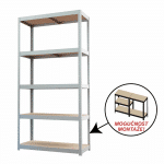 POLICA METAL/DRVO 180X90X40cm/5 POLICA/ 500Kg
