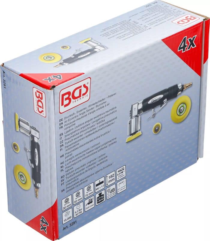 Pneumatska ekscentarska kutna brusilica / polirač - Slika 4