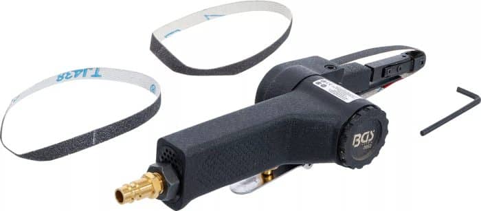 Pneumatska tračna brusilica za 10 mm brusne trake - Slika 3