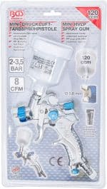 Pneumatski mini pištolj za sprejanje boje | 120 cm³ - Slika 6