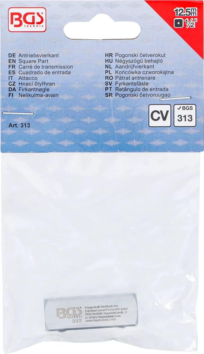 Pogonski četverokut | vanjski četverokut 12,5 mm (1/2") | za BGS 312 - Slika 3