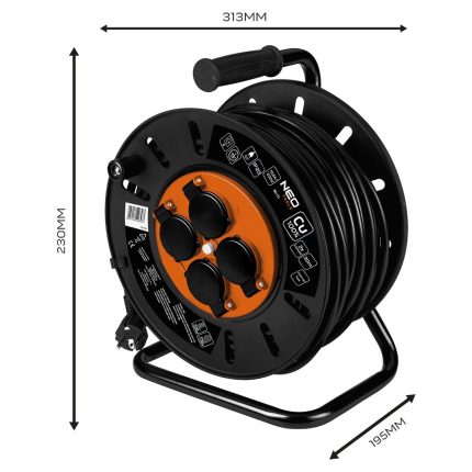 Produžni kabel na kolutu 30m
