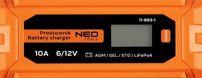 NEO Punjač za akumulator 10A/160W, 3-200Ah 11-893-1 - Slika 3